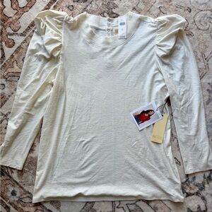 Anthropologie Puff Sleeve Top